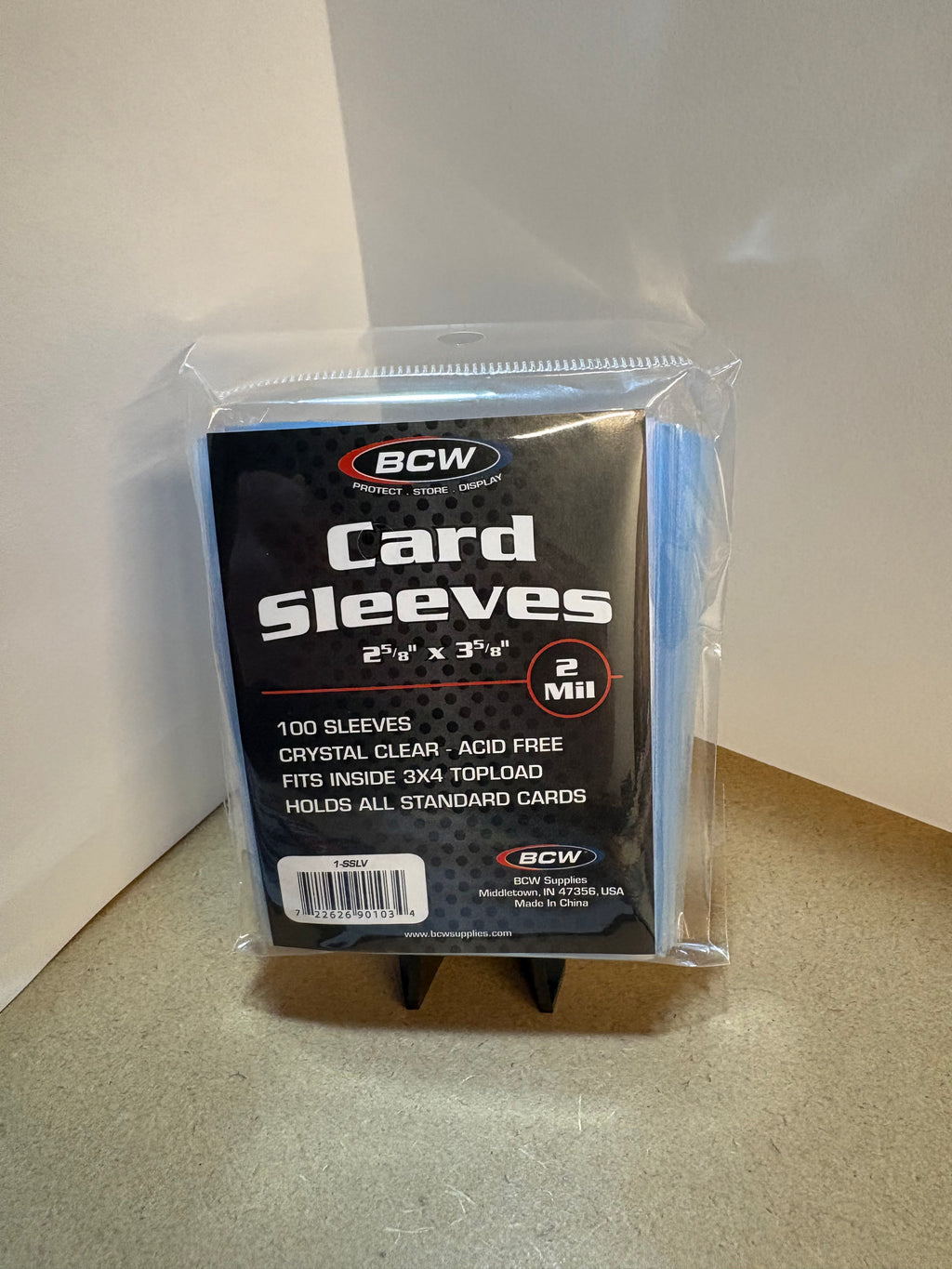 BCW Standard Card Sleeves - 100 per Pack - Clear "Penny" Sleeves