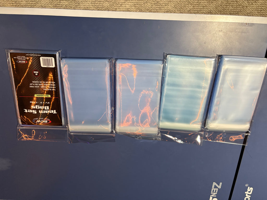 5-Pack Bundle! 🛡️ Premium Resealable Team Set Bags (500ct Total) | Card Storage for Toploaders