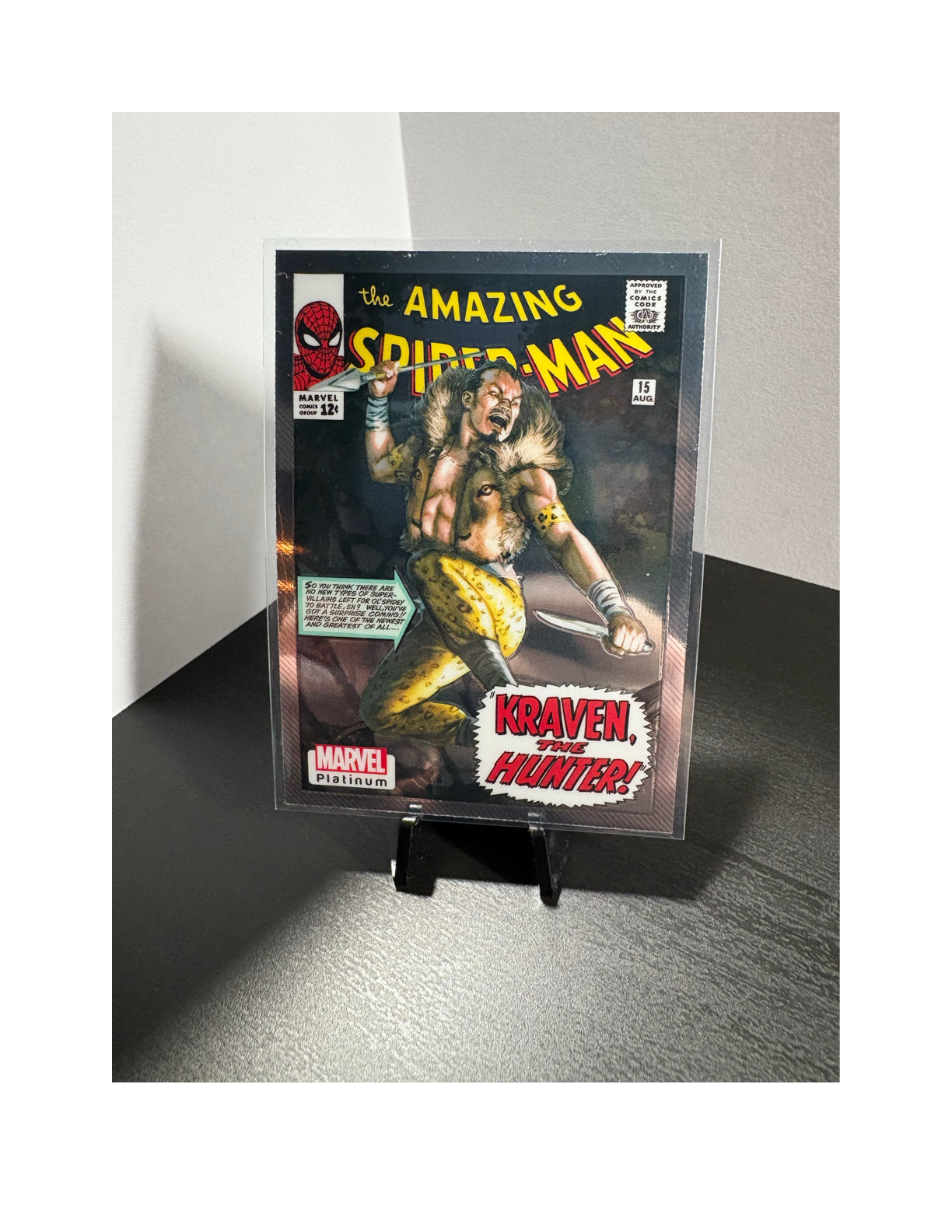 2023 Upper Deck Marvel Platinum Kraven Cover Variant #WI58