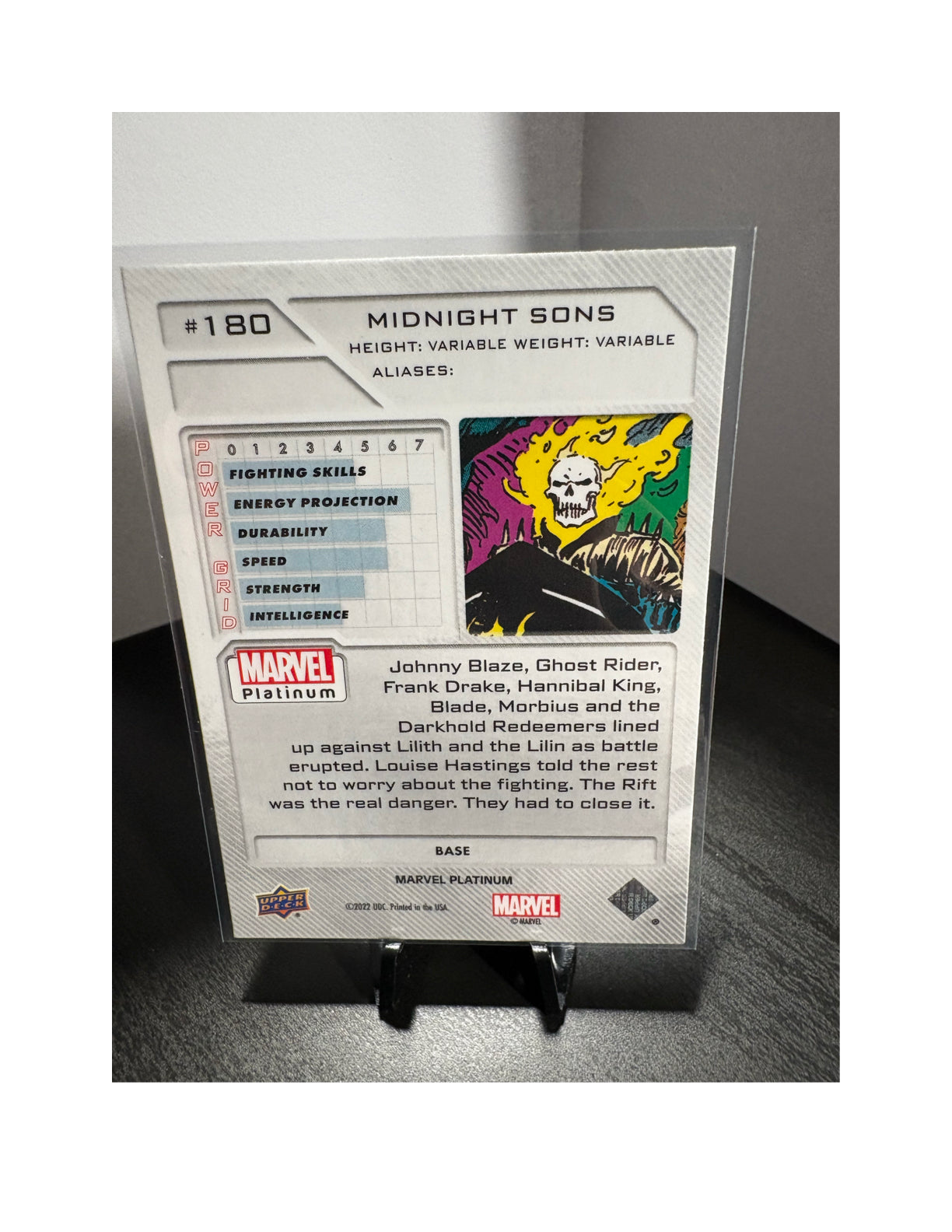 Midnight Sons #180 - 2023 Upper Deck Marvel Platinum BASE Card