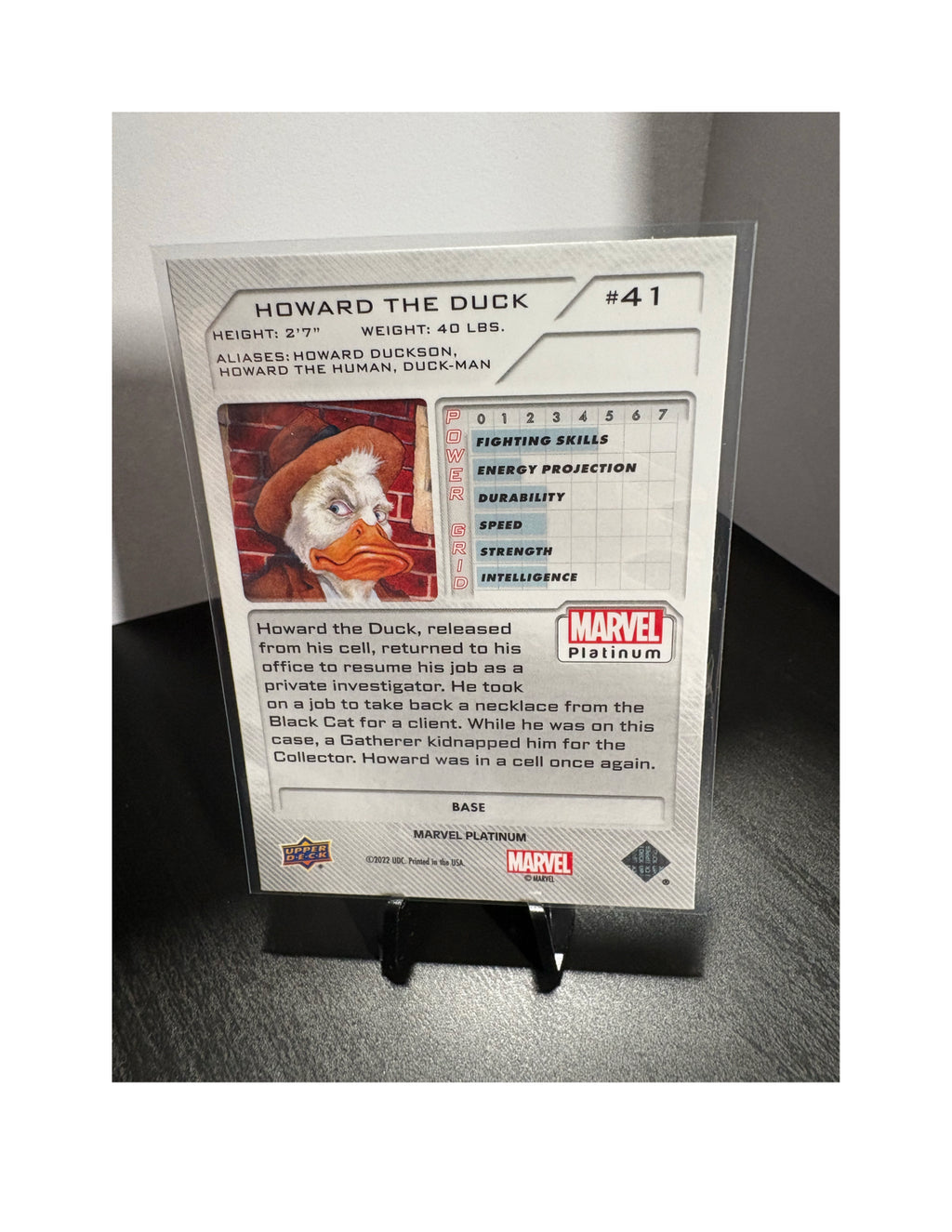 🦆 Howard the Duck #41 - Upper Deck Marvel Platinum 2023 Base Card
