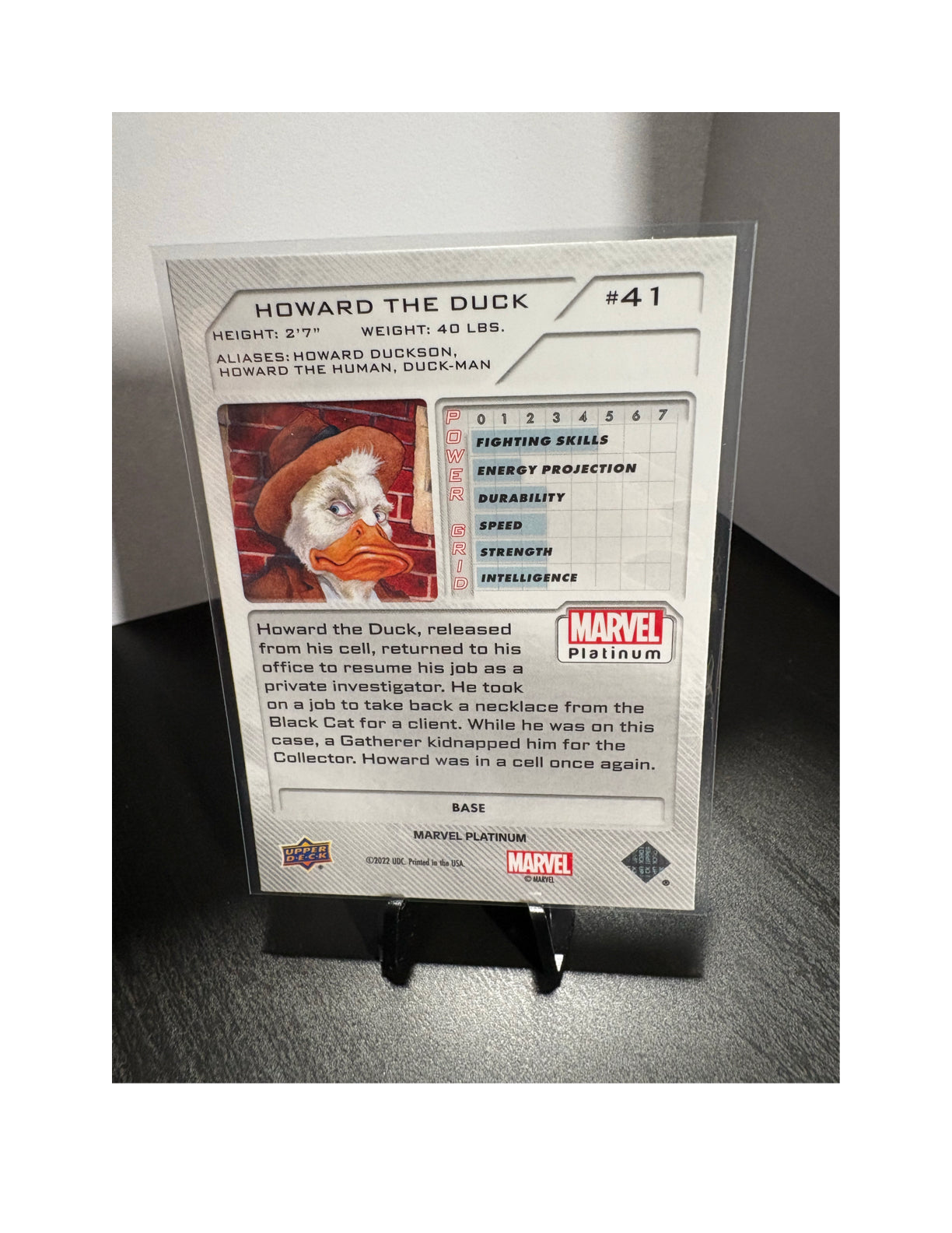 🦆 Howard the Duck #41 - Upper Deck Marvel Platinum 2023 Base Card