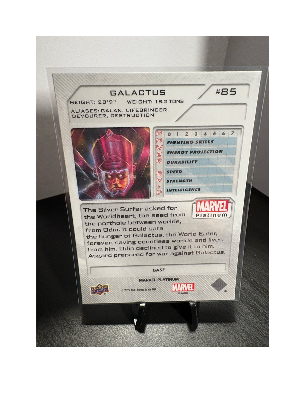 Galactus #85 - 2023 Upper Deck Marvel Platinum Base Card - The Devourer