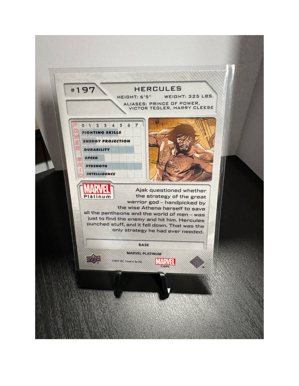 Hercules #197 - 2023 Upper Deck Marvel Platinum BASE Card