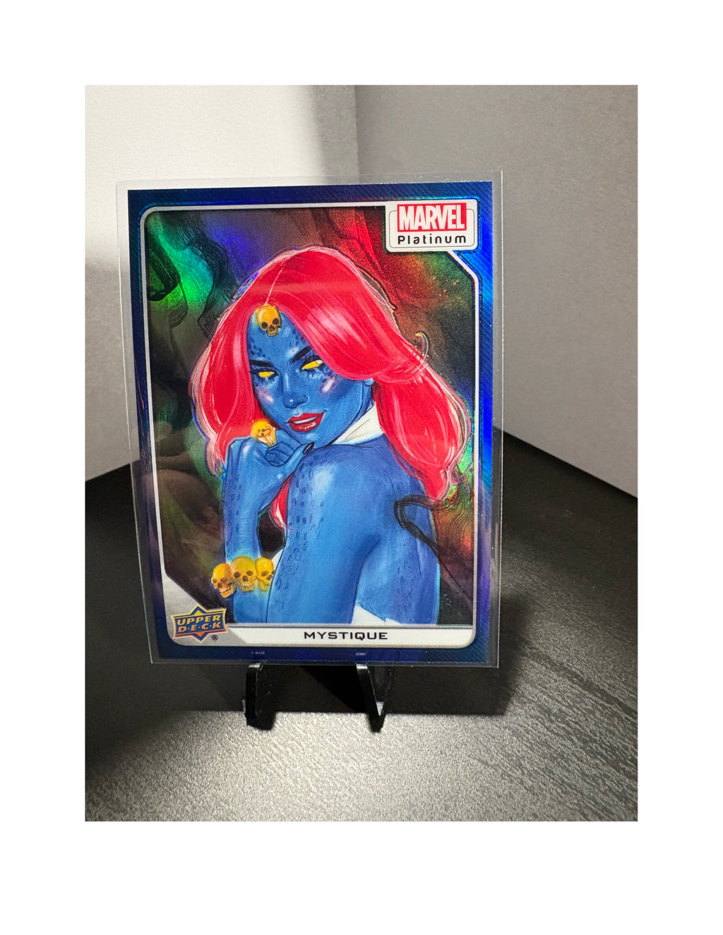 Mystique #29 - 2023 Upper Deck Marvel Platinum BLUE RAINBOW Parallel